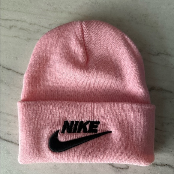 Nike Accessories - Nike Soft Pink Knit Hat